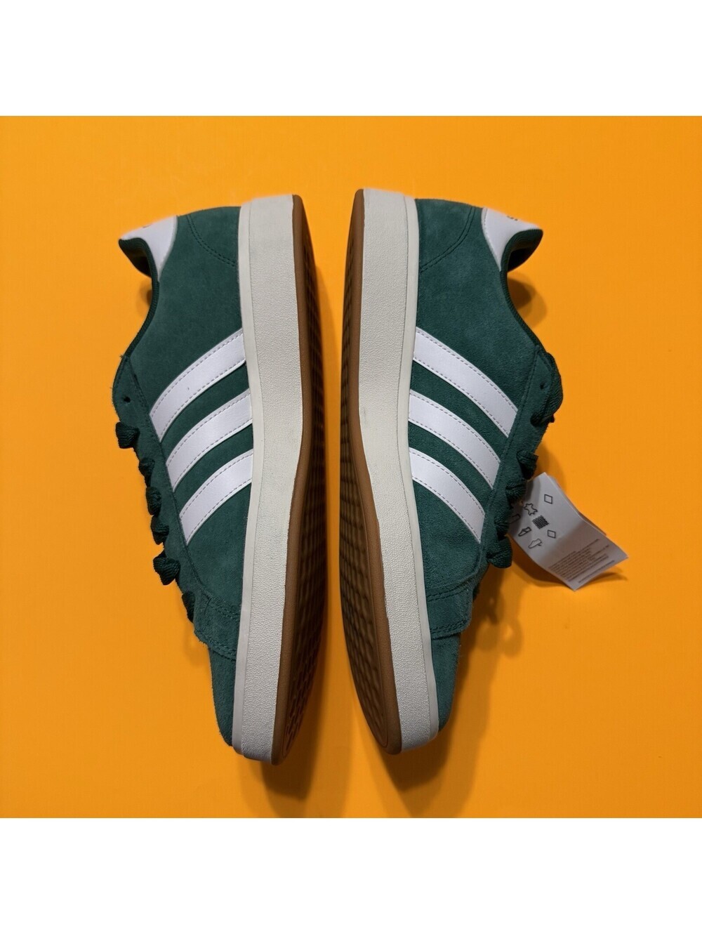 Adidas Grand Court Base 00s Collegiate Green Shoes Sneakers IH6187 Men’s 10 - Picture 3 of 7